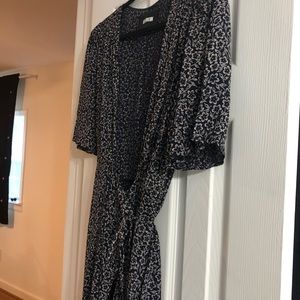 Reformation size 8 wrap maxi dress deep neckline